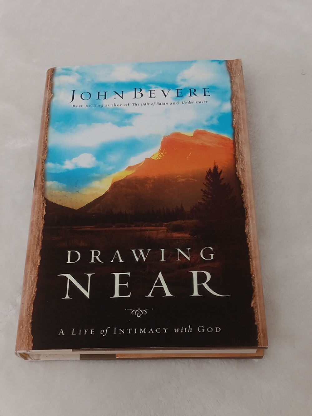 John Bevere "Drawing Near" Hardcover Book - Blue & Brown Cover